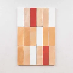 Les Carreaux De Jean Carrelage intérieur Effet Zellige Rouge BEJMAT 5x15 Carmin - Les Carreaux de Jean- Faïence Pour Cuisine|Faïence Pour Douche