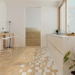 Les Carreaux De Jean  Faïence Pour Salle De Bains<Carrelage intérieur Effet Zellige Blanc BEJMAT 5x15 White - Les Carreaux de Jean
