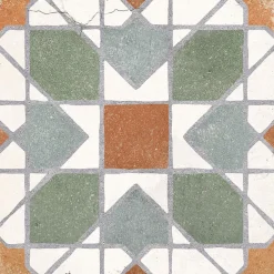 Concept Mosaïque carrelage JADEA 20x20cm imitation carreaux ciment- Carrelage Sol Effet Carreaux De Ciment