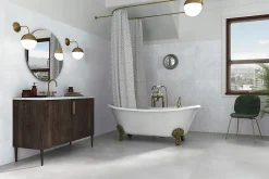 Vitacer Carrelage Sol Effet Marbre|Carrelage Sol Pour Salle De Bains<Carrelage Marble Art Gris - Mat 120 x 60cm ( vendu par boite de 1,43 m² )