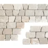 Pegane Mosaïque Pour Wc|Mosaïque Pour Douche<Carrelage mosaïque (Boite de 1m²) /Plaque de mosaïque mur et sol en marbre naturel coloris blanc - 14.8 x 30,5 cm