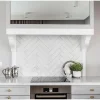 Aelle Carrelage Carrelage Mural Effet Marbre|Carrelage Mural Pour Cuisine<Carrelage mur effet marbre blanc brillant 7,5x30 cm CARRARA