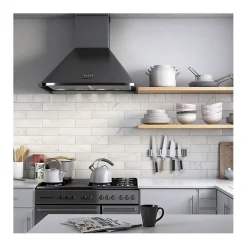 Aelle Carrelage Carrelage Mural Effet Marbre|Carrelage Mural Pour Cuisine<Carrelage mur effet marbre blanc brillant 7,5x30 cm CARRARA