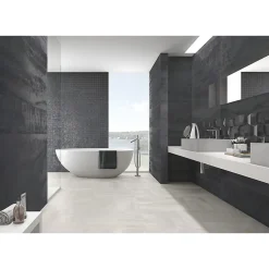 Aelle Carrelage Carrelage Sol Effet Métal<Carrelage mur effet métal anthracite 30x120 cm IONIC STEE