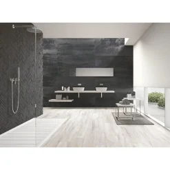 Aelle Carrelage Carrelage Sol Effet Métal<Carrelage mur effet métal anthracite 30x120 cm IONIC STEE