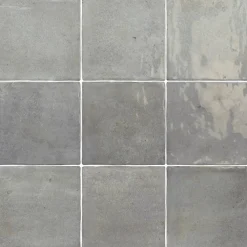 Aelle Carrelage Carrelage Sol Effet Pierre<Carrelage mur effet pierre gris bleu 10x10 cm brillant - VERTICALE MOODY BLUE