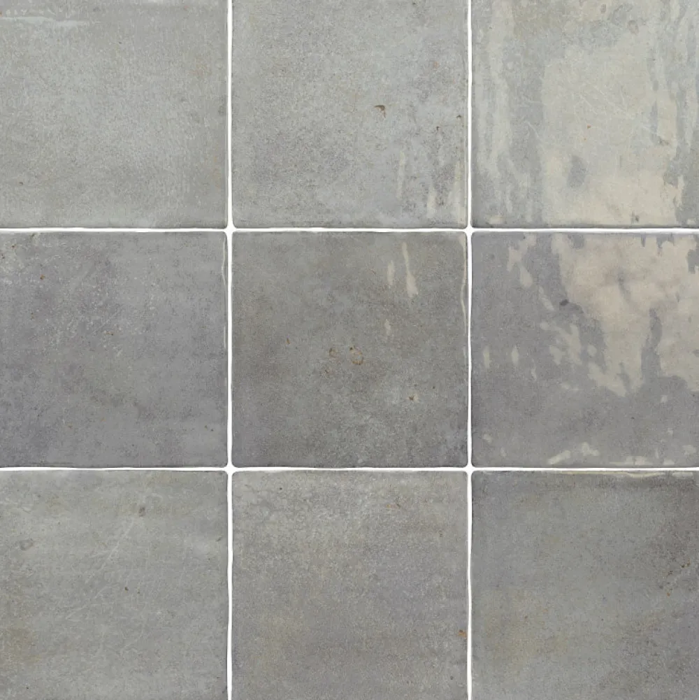 Aelle Carrelage Carrelage Sol Effet Pierre<Carrelage mur effet pierre gris bleu 10x10 cm brillant - VERTICALE MOODY BLUE