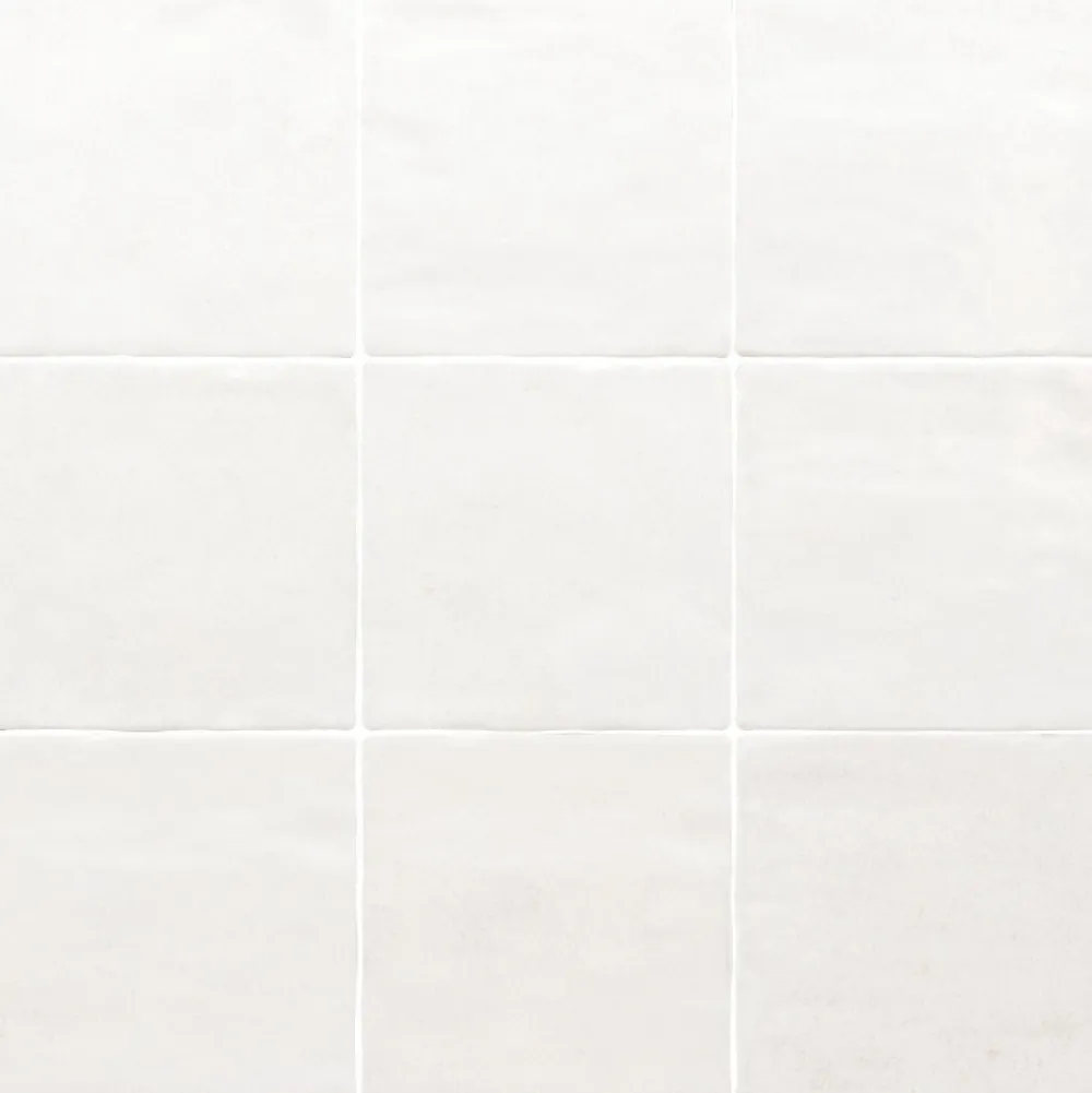 Aelle Carrelage Carrelage Sol Effet Pierre<Carrelage mur effet pierre blanc 10x10 cm brillant - VERTICALE CLEAN