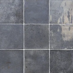 Aelle Carrelage Carrelage Sol Effet Pierre<Carrelage mur effet pierre bleu 10x10 cm brillant - VERTICALE DEEP ROYAL
