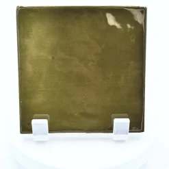 Aelle Carrelage Carrelage mur effet zellige vert 10x10 cm MANACOR BASIL GREEN- Carrelage Mural Uni