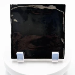 Aelle Carrelage Carrelage mur effet zellige noir 10x10 cm MANACOR BLACK- Carrelage Mural Uni|Carrelage Mural Pour Wc