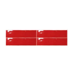 Aelle Carrelage Carrelage mur effet zellige rouge 7,5x30 cm MASIA ROSSO- Carrelage Mural Uni|Carrelage Mural Pour Pièce À Vivre