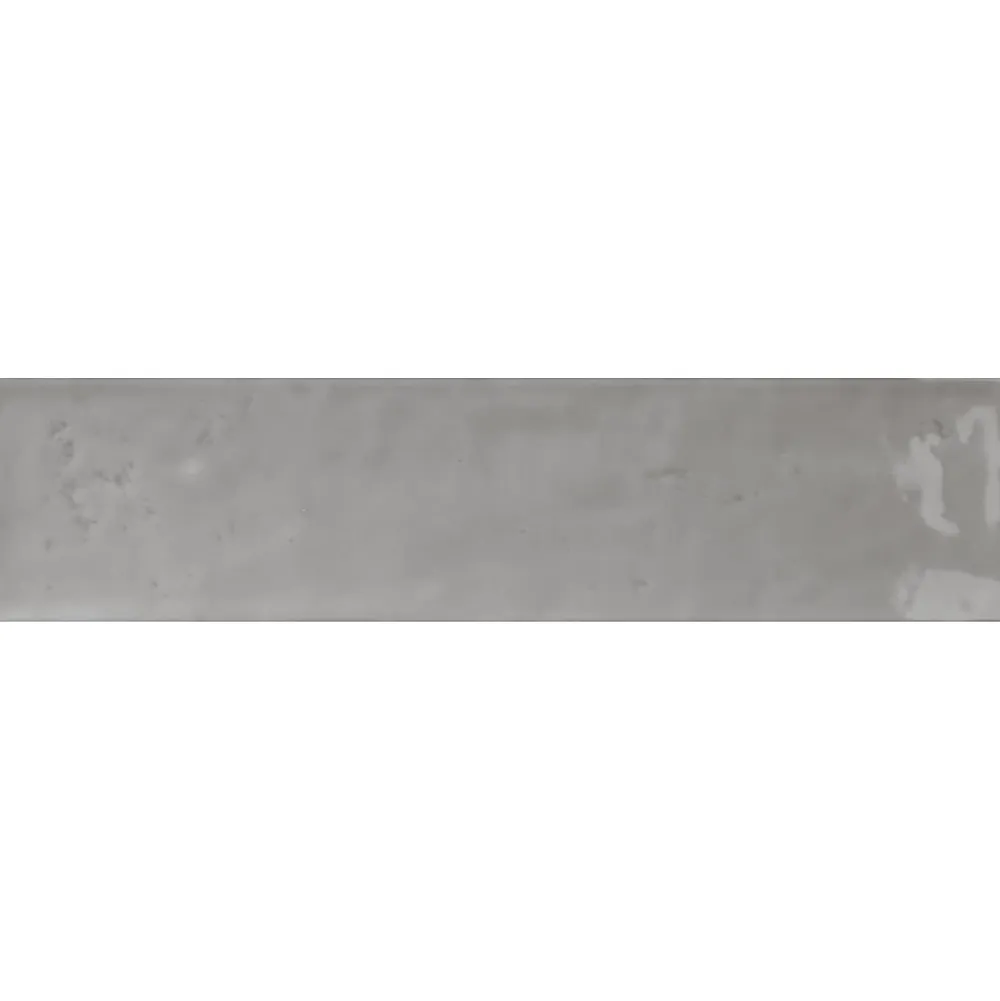 Aelle Carrelage Carrelage mur effet zellige gris 6,5x26,6 cm CROMIA26 GRIGIO 3- Carrelage Mural Uni