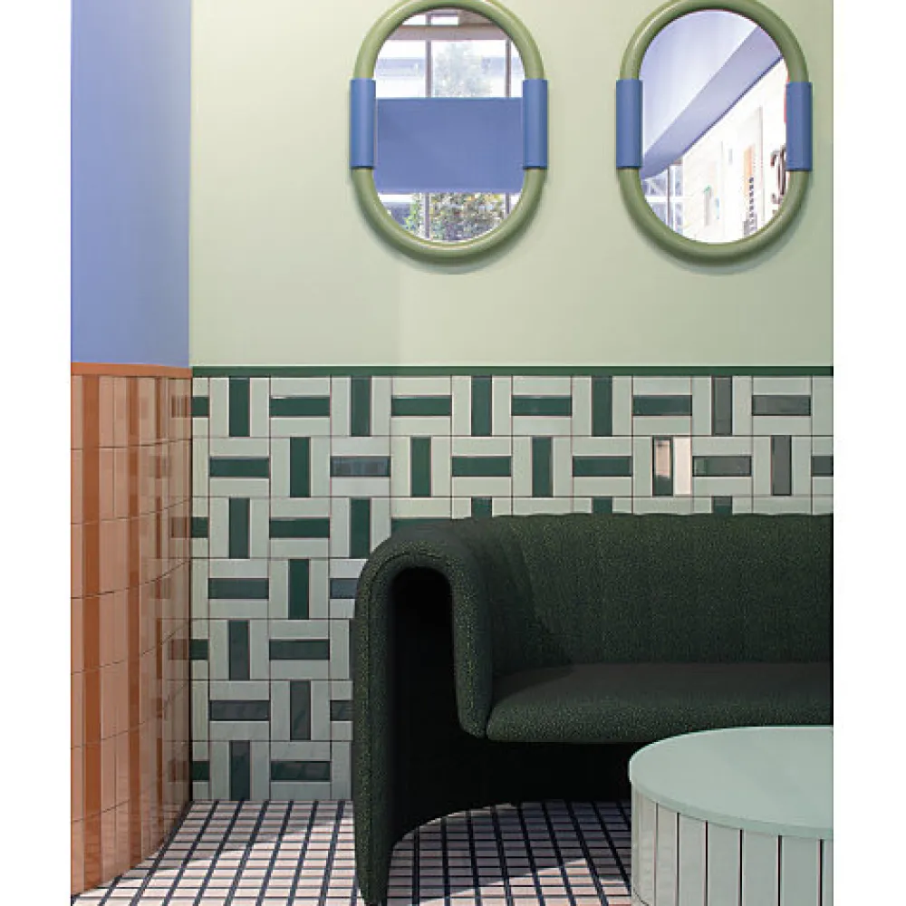 Aelle Carrelage Carrelage mur effet zellige gris 6,5x26,6 cm CROMIA26 GRIGIO 3- Carrelage Mural Uni