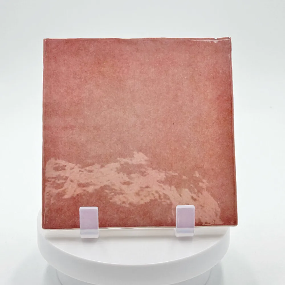 Aelle Carrelage Carrelage Mural Uni|Carrelage Mural Pour Pièce À Vivre<Carrelage mur effet zellige bejmat rose 13,2x13,2 cm ARTISAN ROSE MALLOW