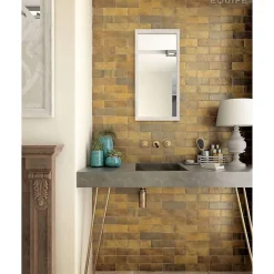 Aelle Carrelage Carrelage Mural Uni|Carrelage Mural Pour Cuisine<Carrelage mur effet zellige bejmat jaune 6,5x20 cm ARTISAN GOLD