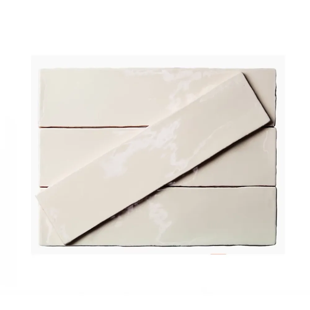 Aelle Carrelage Carrelage mur effet zellige beige 7,5x30 cm MASIA CREAM- Carrelage Mural Uni