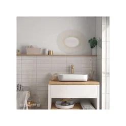 Aelle Carrelage Carrelage mur effet zellige beige 7,5x30 cm MASIA CREAM- Carrelage Mural Uni