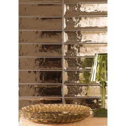 Aelle Carrelage Carrelage mur effet zellige doré 6,5x26,6 cm CROMIA26 ORO- Carrelage Mural Uni|Carrelage Mural Pour Wc