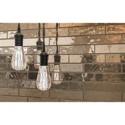 Aelle Carrelage Carrelage mur effet zellige doré 6,5x26,6 cm CROMIA26 ORO- Carrelage Mural Uni|Carrelage Mural Pour Wc