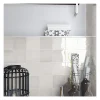 Aelle Carrelage Carrelage mur effet zellige bejmat blanc 13,2x13,2 cm ARTISAN WHITE- Carrelage Mural Uni|Carrelage Mural Pour Cuisine