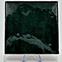 Aelle Carrelage Carrelage mur effet zellige bejmat vert 13,2x13,2 cm ARTISAN MOSS GREEN- Carrelage Mural Uni