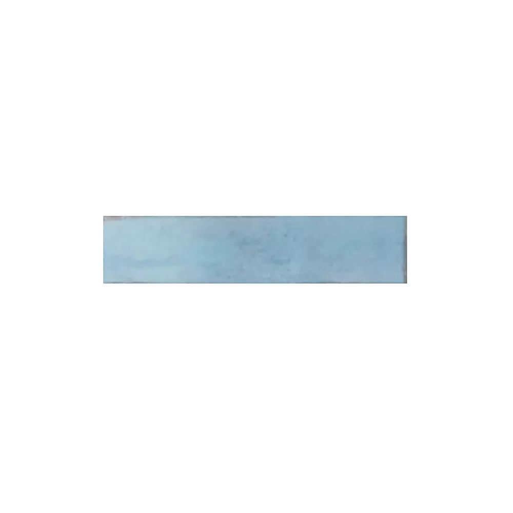 Aelle Carrelage Carrelage Sol Uni|Carrelage Sol Pour Wc<Carrelage mur effet zellige bleu brillant 6x24,6 cm TRIBECA WATERCOLOUR