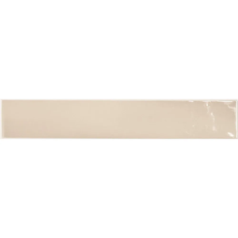 Aelle Carrelage Carrelage mur effet zellige beige 6,5x40 cm MANACOR BEIGE ARGILE- Carrelage Mural Uni|Carrelage Mural Pour Cuisine