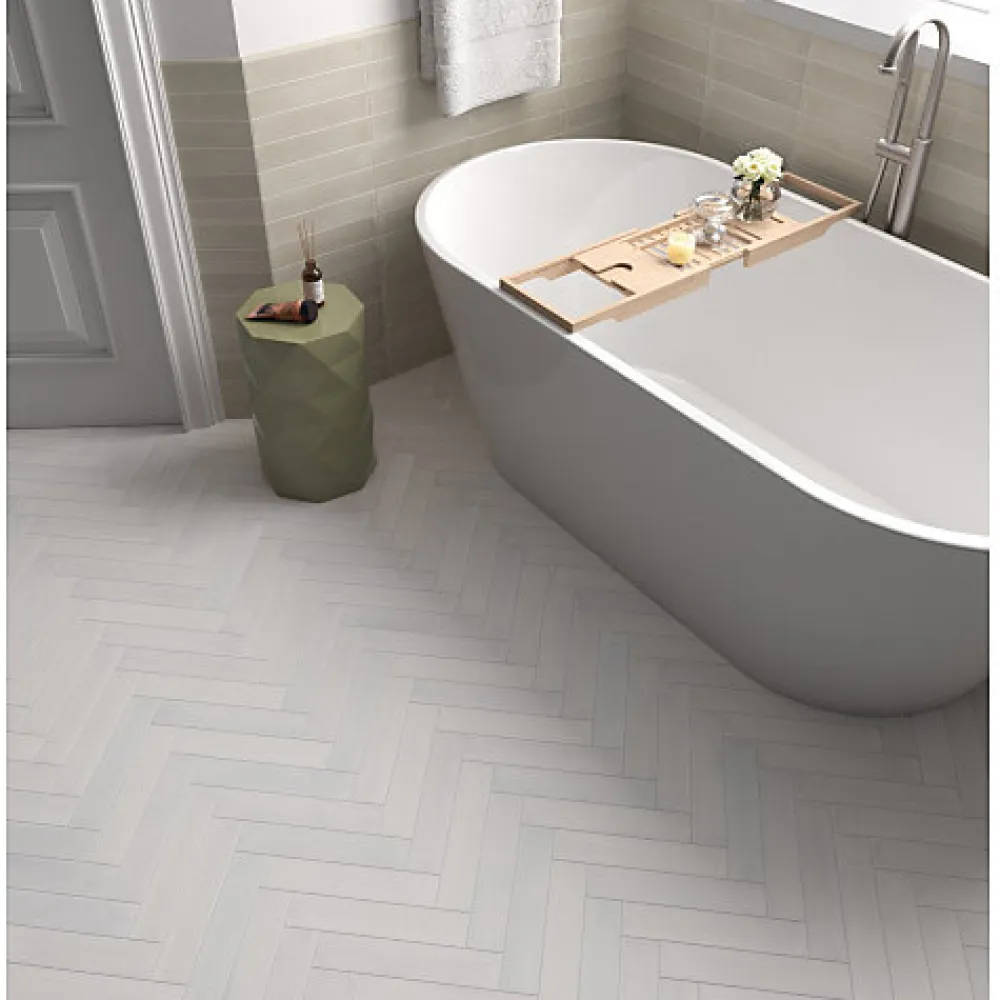 Aelle Carrelage Faïence Pour Wc|Faïence Pour Pièce À Vivre<Carrelage mur faience forme navette 5x25 cm mate LANSE MINT