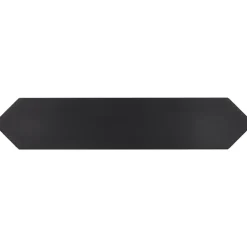 Aelle Carrelage Carrelage mur faience forme navette 5x25 cm mate LANSE BLACK- Faïence Pour Salle De Bains|Faïence Unie