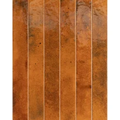 Lux Mosaic Carrelage Mur Intérieur Format allongé Orange Brillant. Bali Ginger 5x40 cm- Faïence Pour Salle De Bains