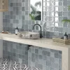 Lux Mosaic Faïence Pour Douche|Faïence Pour Cuisine<Carrelage mur intérieur/exterieur. Grès cérame Zellige Gris 12x12 cm x ép 8,3 mm
