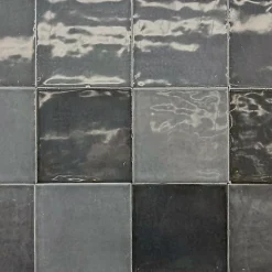 Lux Mosaic Faïence Pour Douche|Faïence Pour Cuisine<Carrelage mur intérieur/exterieur. Grès cérame Zellige Gris 12x12 cm x ép 8,3 mm