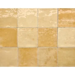 Lux Mosaic Carrelage mur intérieur/exterieur. Grès cérame Zellige Blanc 12x12 cm x ép 8,3 mm- Carrelage Mural Uni|Carrelage Mural Pour Cuisine