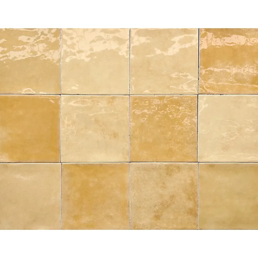 Lux Mosaic Carrelage mur intérieur/exterieur. Grès cérame Zellige Blanc 12x12 cm x ép 8,3 mm- Carrelage Mural Uni|Carrelage Mural Pour Cuisine