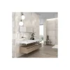 Aelle Carrelage Carrelage mur moderne décoratif à paillettes 25x75 cm MATERIKA DECOR A&B CONSTELLATION WHITE- Carrelage Mural Uni|Carrelage Mural Pour Cuisine