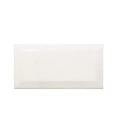 Aelle Carrelage Carrelage mur métro parisien relief effet marbre blanc mate 7,5x15 cm METRO CARRARA- Carrelage Mural Effet Marbre