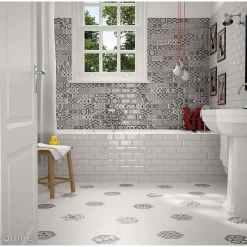 Eiffel art construction Carrelage Mural Uni<Carrelage mur relief métro parisien uni blanc brillant 10x20 cm METRO WHITE