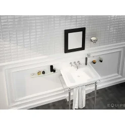 Eiffel art construction Carrelage Mural Uni<Carrelage mur relief métro parisien uni blanc brillant 10x20 cm METRO WHITE