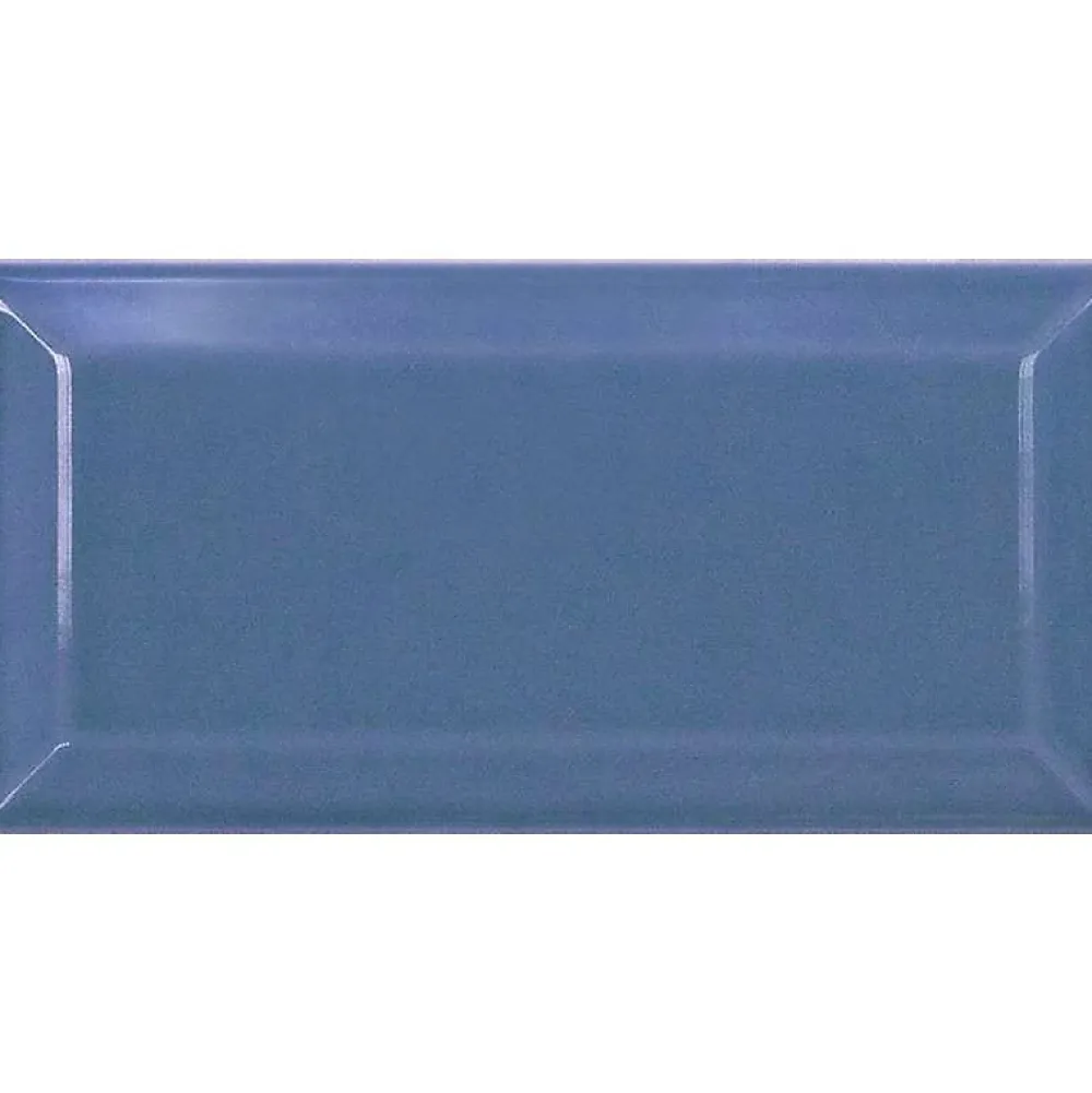 Eiffel art construction Carrelage mur relief métro parisien uni bleu brillant 7,5x15 cm METRO BLUE- Carrelage Mural Uni|Carrelage Mural Pour Cuisine