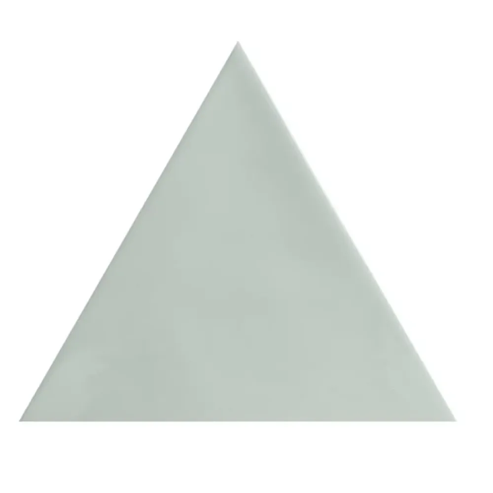 Aelle Carrelage Carrelage mur trianguaire effet zellige vert d'eau 13,2x11,4 cm 3LATI AQUAMARINA- Carrelage Mural Uni