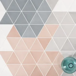 Aelle Carrelage Carrelage Mural Uni<Carrelage mur trianguaire effet zellige rose 13,2x11,4 cm 3LATI ROSA