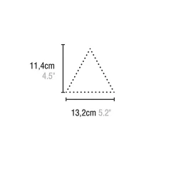 Aelle Carrelage Carrelage Mural Uni<Carrelage mur trianguaire effet zellige rose 13,2x11,4 cm 3LATI ROSA