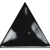 Aelle Carrelage Carrelage Mural Uni|Carrelage Mural Pour Wc<Carrelage mur trianguaire effet zellige noir métal 13,2x11,4 cm 3LATI RIFLESSI