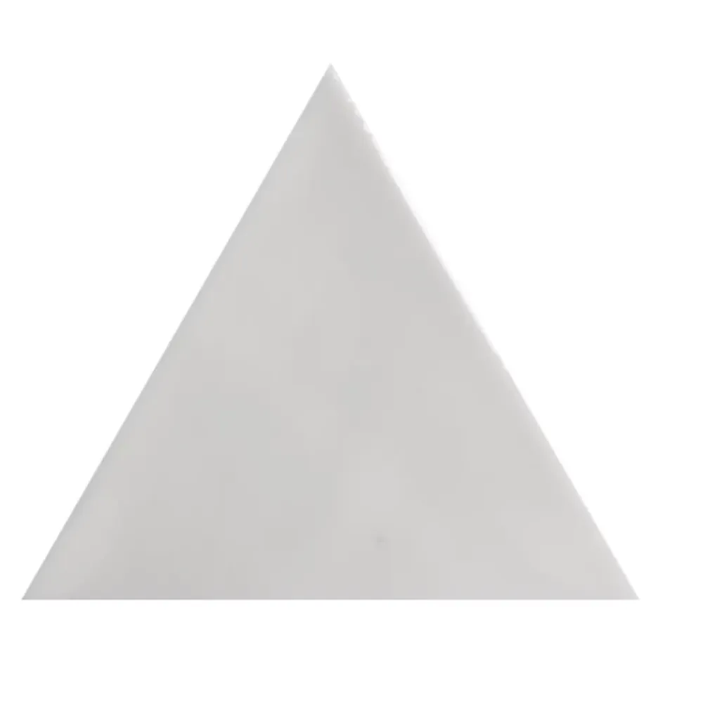 Aelle Carrelage Carrelage mur trianguaire effet zellige gris 13,2x11,4 cm 3LATI GRIGIO MEDIO- Carrelage Mural Pour Cuisine