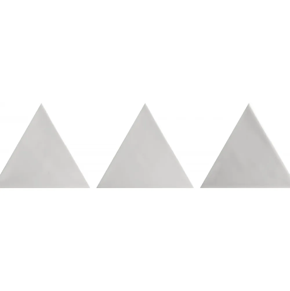 Aelle Carrelage Carrelage mur trianguaire effet zellige gris 13,2x11,4 cm 3LATI GRIGIO MEDIO- Carrelage Mural Pour Cuisine