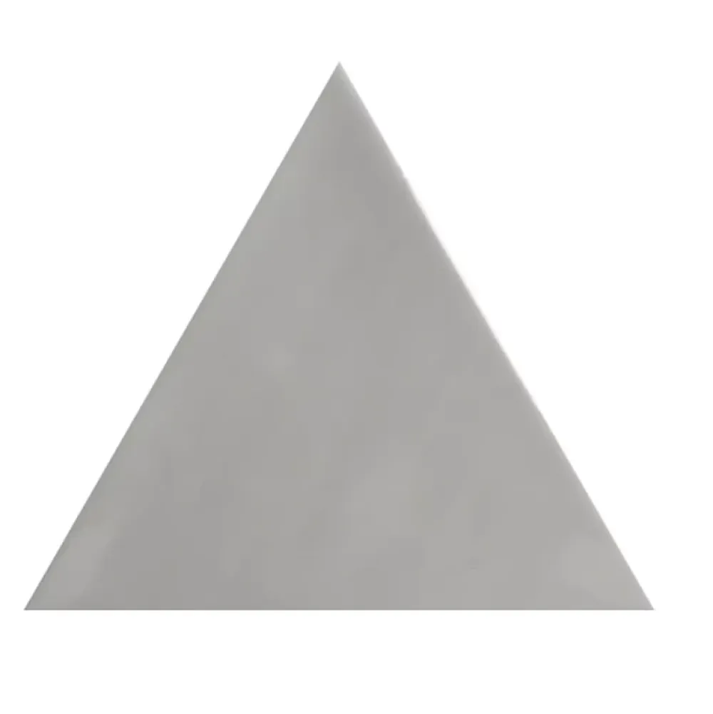 Aelle Carrelage Carrelage mur trianguaire effet zellige gris 13,2x11,4 cm 3LATI GRIGIO SCURO- Carrelage Mural Uni