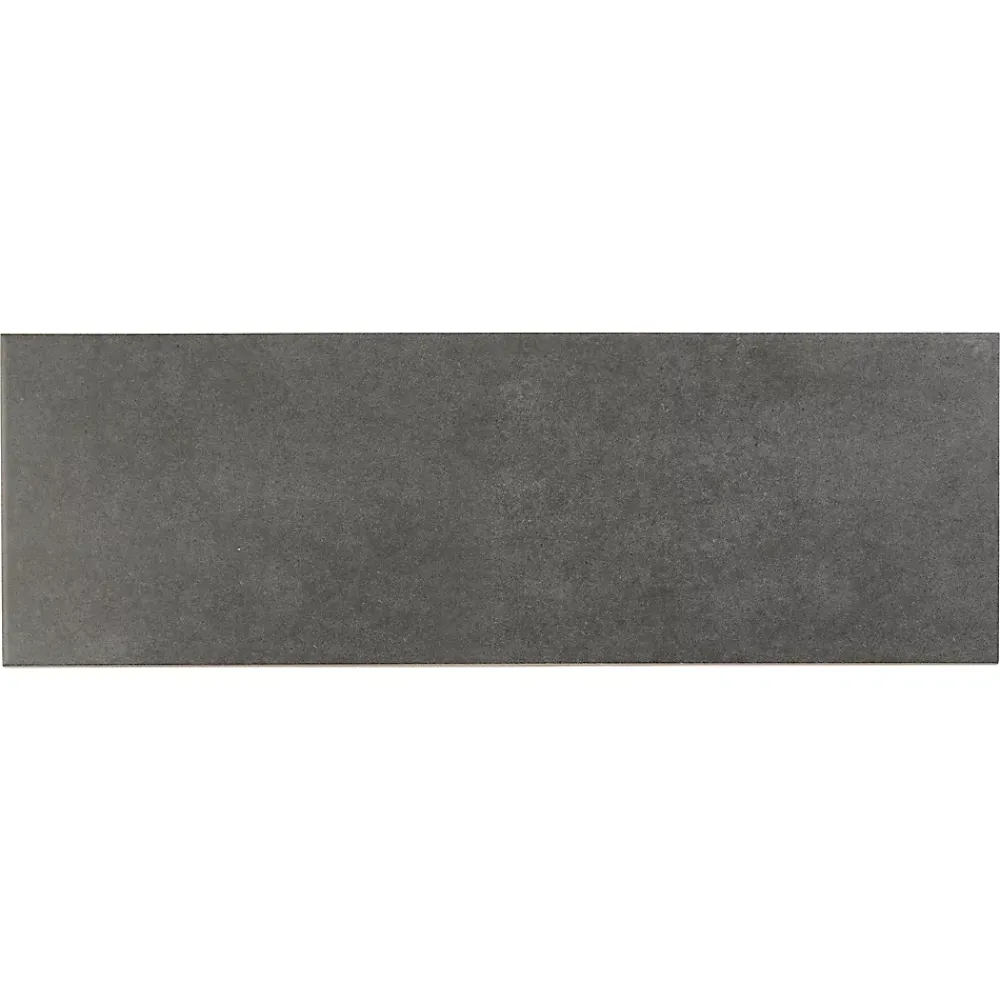 GoodHome Carrelage mural anthracite grès cérame émaillé L.60 x l.20 cm x ép.8,3 mm, Konkrete- Carrelage Mural Effet Béton|Carrelage Mural Pour Salle De Bains
