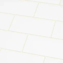 GoodHome Carrelage mural blanc brillant effet métro L.20 x l.10 cm x ép.7,3 mm, Trentie- Carrelage Mural Uni|Carrelage Mural Pour Douche