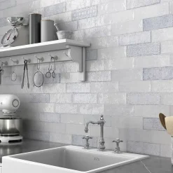 Lux Mosaic Carrelage Mural Uni<Carrelage Mural Décoratif Brillant Vintage. Cesar Patchwork 7,5x22cm